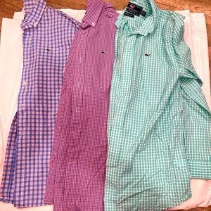 Vineyard vine boys  cotton button ups